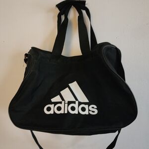Adidas Black and White Women's Travel Bag